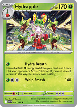 Hydrapple: Rare 018/182 (DRI)