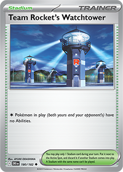 Team Rocket’s Watchtower: Uncommon 180/182 (DRI)