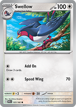 Swellow: Common 157/182 (DRI)
