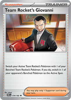 Team Rocket’s Giovanni: Uncommon 174/182 (DRI)
