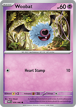 Woobat: Common 036/086 (WHT)