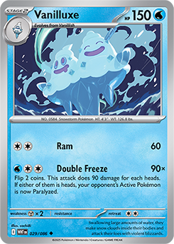 Vanilluxe: Uncommon 029/086 (WHT)