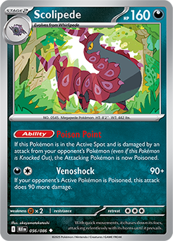 Scolipede: Uncommon 056/086 (BLK)