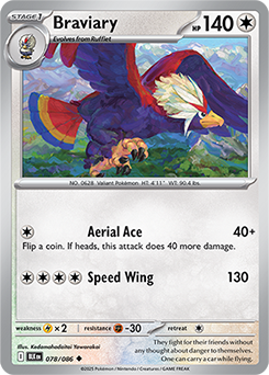 Braviary: Uncommon 078/086 (BLK)