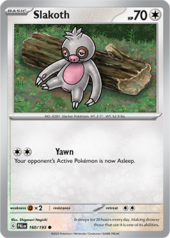 Slakoth: Common 160/193 (PAL)