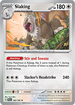 Slaking: Rare 162/193 (PAL)
