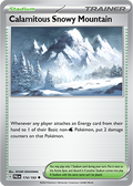 Calamitous Snowy Mountain: Uncommon 174/193 (PAL)