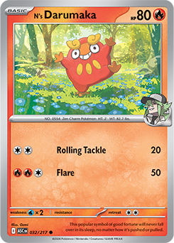 N’s Darumaka: Common 032/217 (ASC)