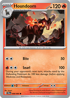 Houndoom: Common 008/064 (SFA)