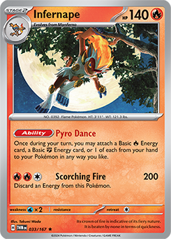 Infernape: Rare 033/167 (TWM)