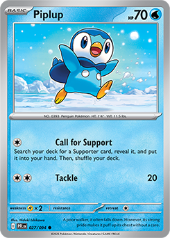 Piplup: Common 027/094 (PFL)