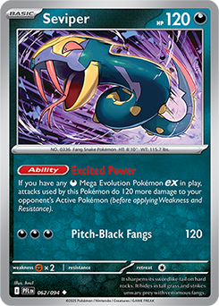 Seviper: Uncommon 062/094 (PFL)