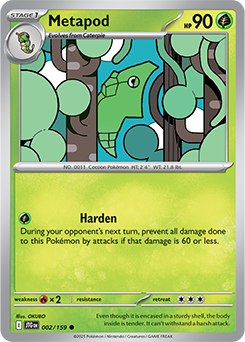 Metapod: Common 002/159 (JTG)