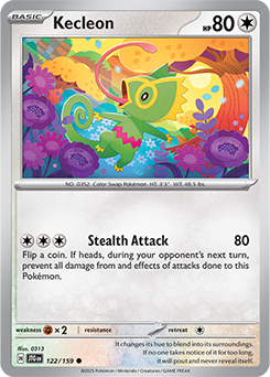 Kecleon: Common 122/159 (JTG)