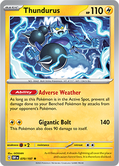 Thundurus: Rare 070/197 (OBF)