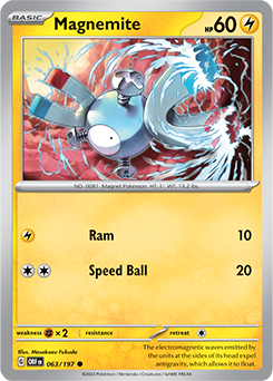 Magnemite: Common 063/197 (OBF)