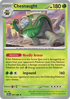 Chesnaught: Rare 007/086 (CRI)