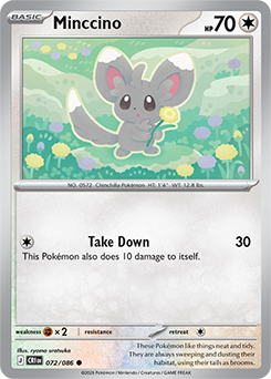 Minccino: Common 072/086 (CRI)