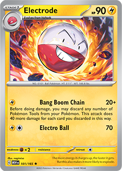 Electrode: Rare 101/165 (MEW)
