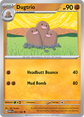 Dugtrio: Uncommon 051/165 (MEW)