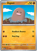 Diglett: Common 050/165 (MEW)