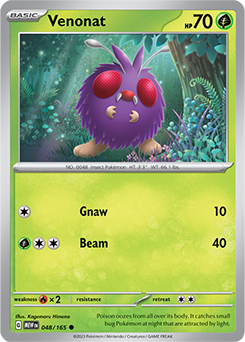 Venonat: Common 048/165 (MEW)