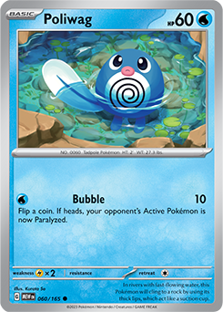 Poliwag: Common 060/165 (MEW)