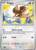 Pidgey: Common 016/165 (MEW)
