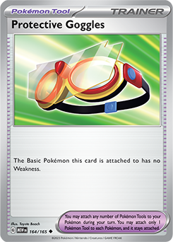Protective Goggles: Uncommon 164/165 (MEW)