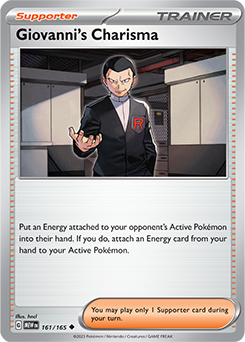 Giovanni’s Charisma: Uncommon 161/165 (MEW)