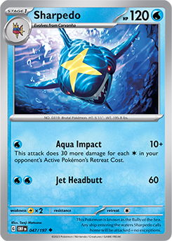 Sharpedo: Uncommon 047/197 (OBF)