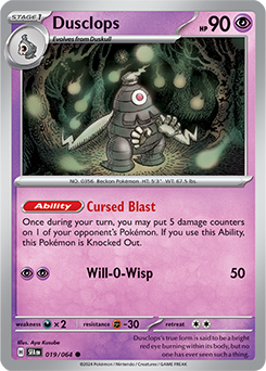 Dusclops: Common 019/064 (SFA)