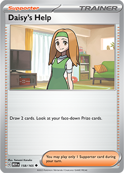 Daisy’s Help: Uncommon 158/165 (MEW)