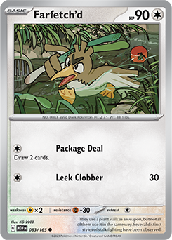 Farfetch’d: Common 083/165 (MEW)