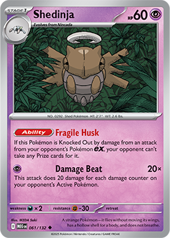 Shedinja: Uncommon 061/132 (MEG)