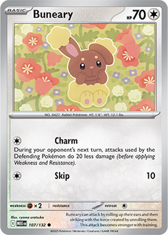 Buneary: Common 107/132 (MEG)