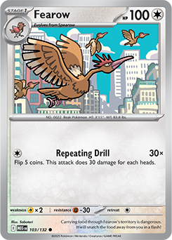 Fearow: Common 103/132 (MEG)