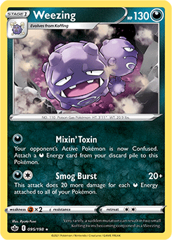 Weezing: Rare 095/198 (Chilling Reign)