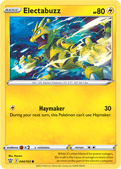Electabuzz: Common 044/163 (Battle Styles)