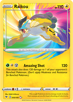 Raikou: Amazing Rare 050/185 (Vivid Voltage)
