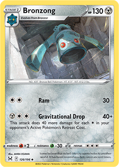 Bronzong: Uncommon 126/196 (Lost Origin)