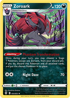 Zoroark: Holo Rare 103/203 (Evolving Skies)