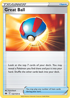 Great Ball: Uncommon 132/159 (Crown Zenith)