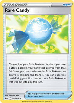 Rare Candy: Uncommon 141/159 (Crown Zenith)