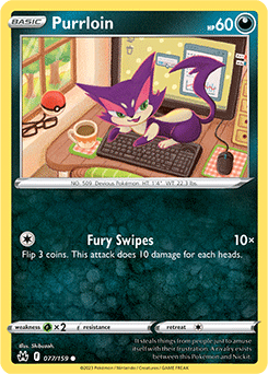 Purrloin: Common 077/159 (Crown Zenith)