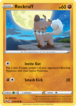 Rockruff: Common 073/159 (Crown Zenith)