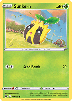 Sunkern: Common 007/159 (Crown Zenith)