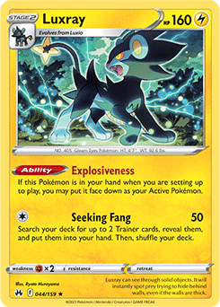 Luxray: Rare 044/159 (Crown Zenith)