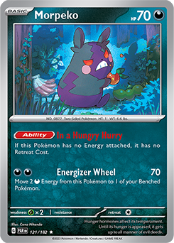 Morpeko: Rare 121/182 (PAR)
