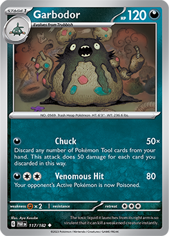 Garbodor: Uncommon 117/182 (PAR)